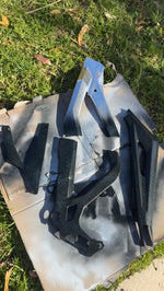 LBX Coated Frame Guards (Chrome/Black Fade)