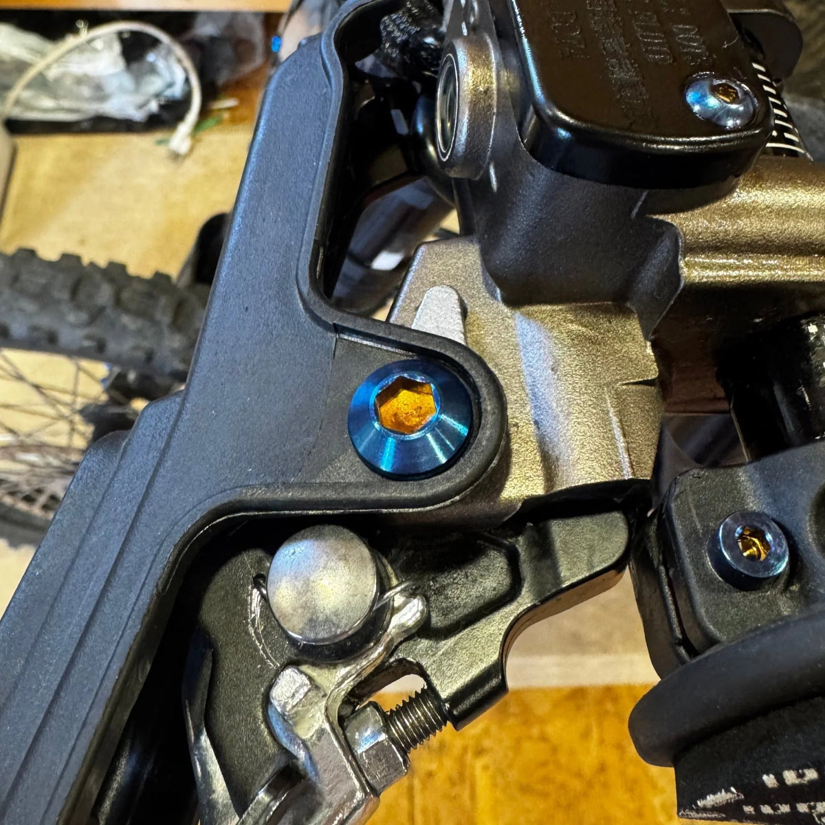 Ultra Bee Brake Lever Pivot Titanium Bolts
