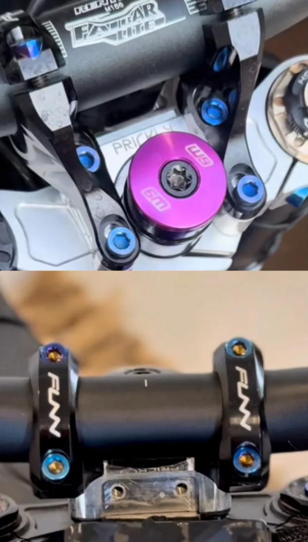 Direct Mount Stem Titanium Bolts (FULL SET)